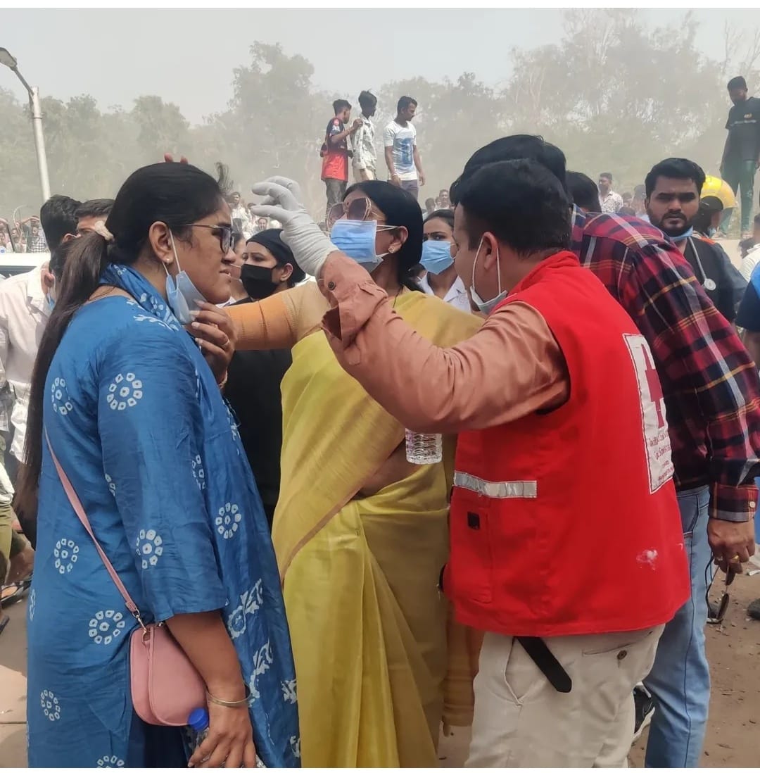 IRCS Gujarat State Branch during Air India Plane Crash