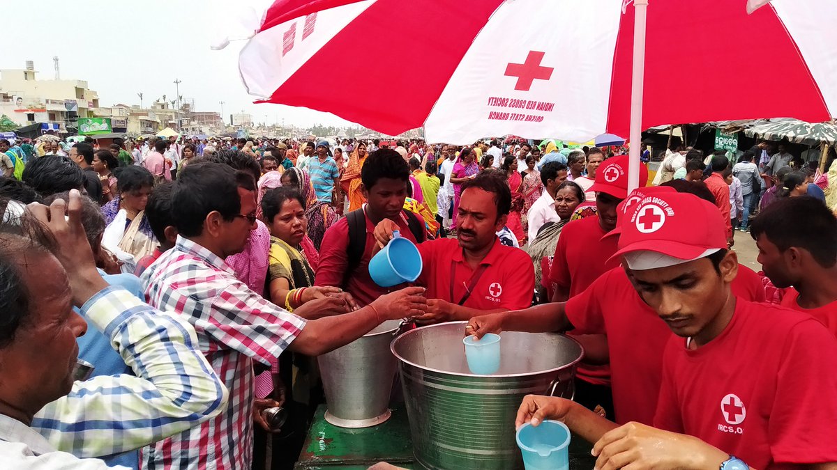 Social Service  Camp, Bahuda Yatra, Puri by IRCS-OSB